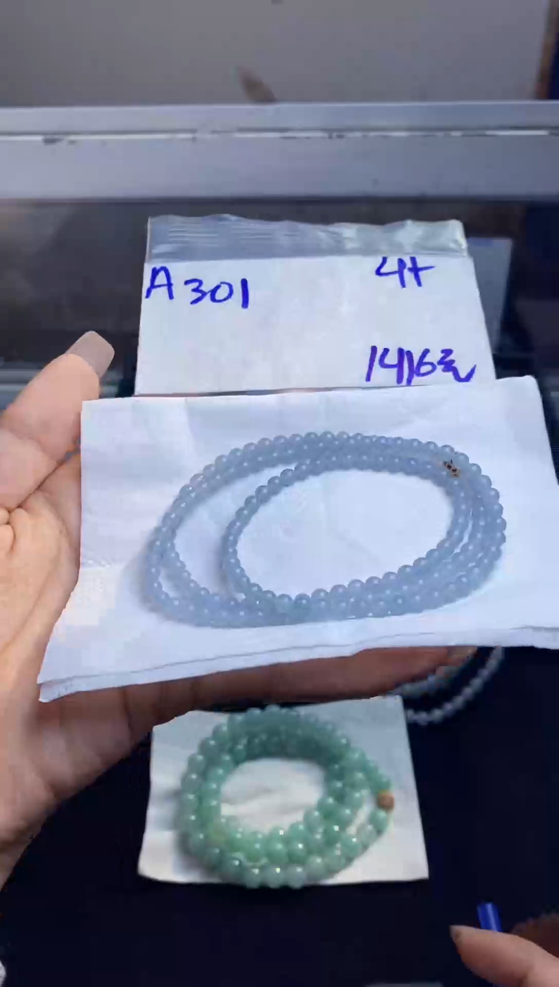 【闪购商品】定制翡翠未镶嵌缅甸天然翡翠项链