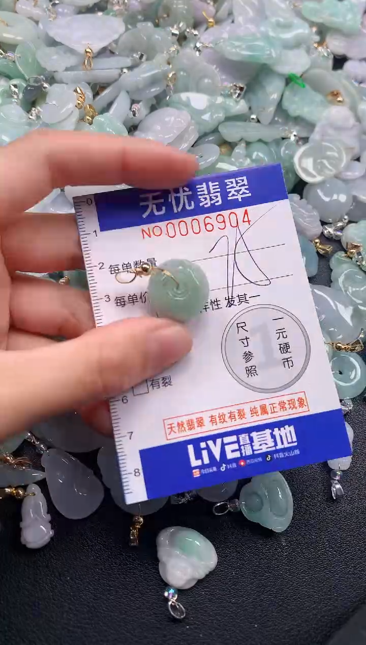 颈饰未镶嵌翡翠6904