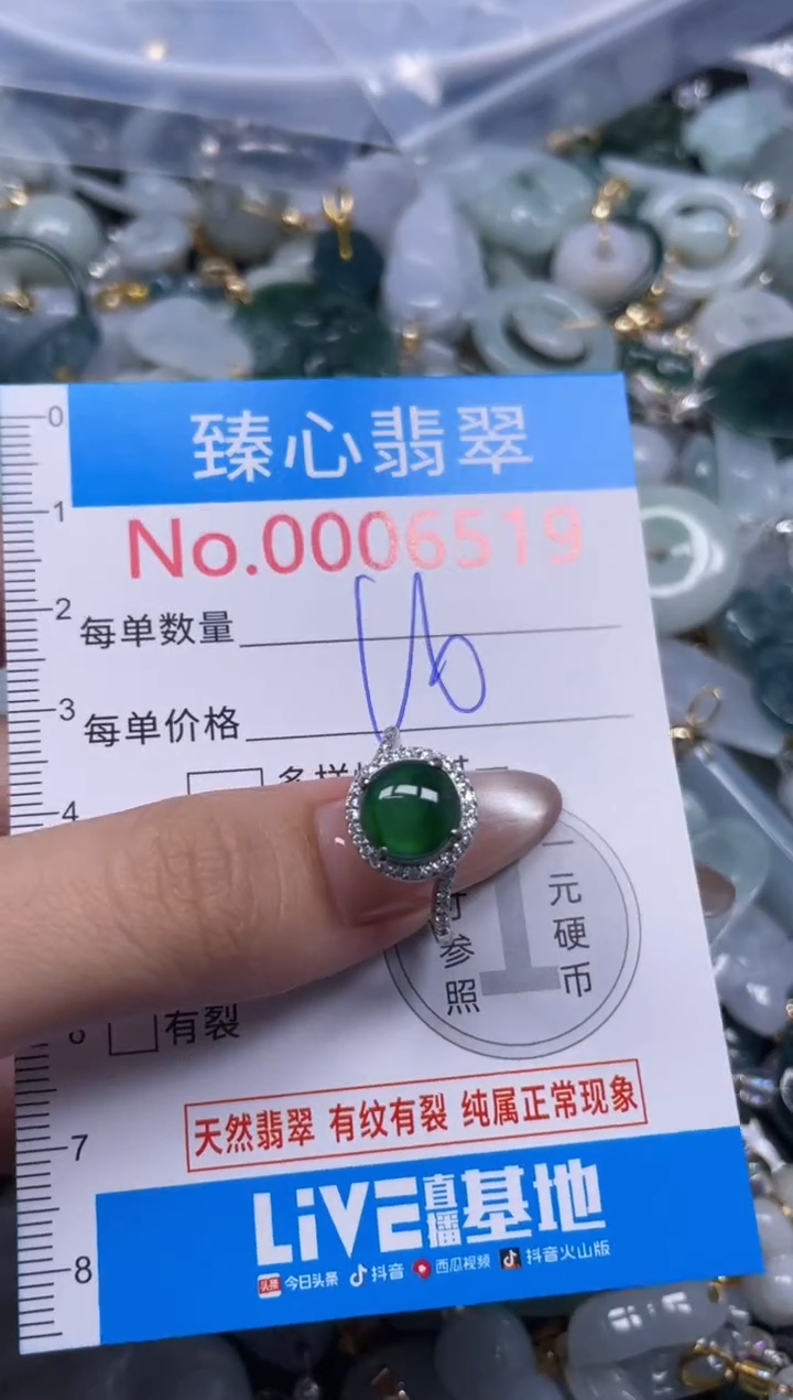 颈饰未镶嵌翡翠6519