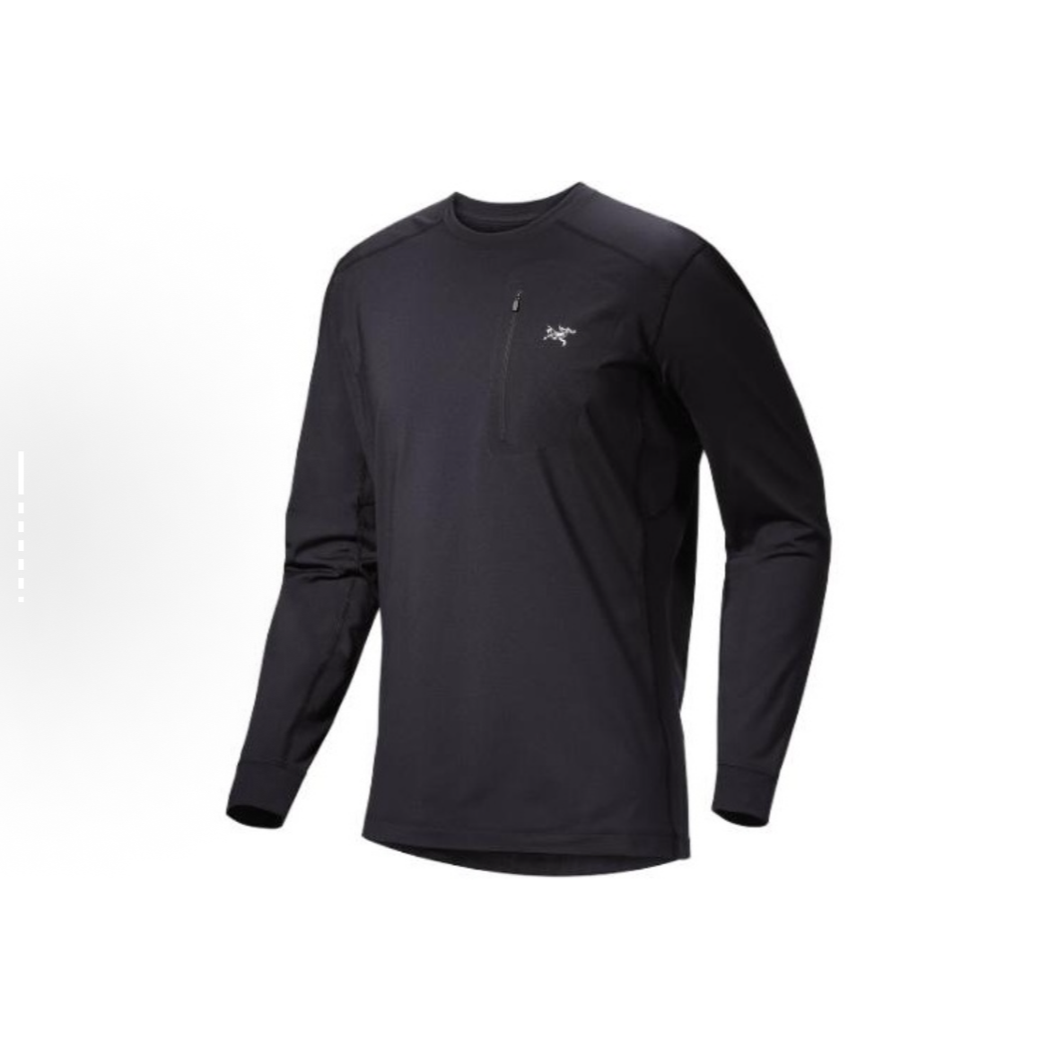 始祖鸟 RHO LT 圆领微绒面料吸湿排汗轻量贴身内层卫衣 男款