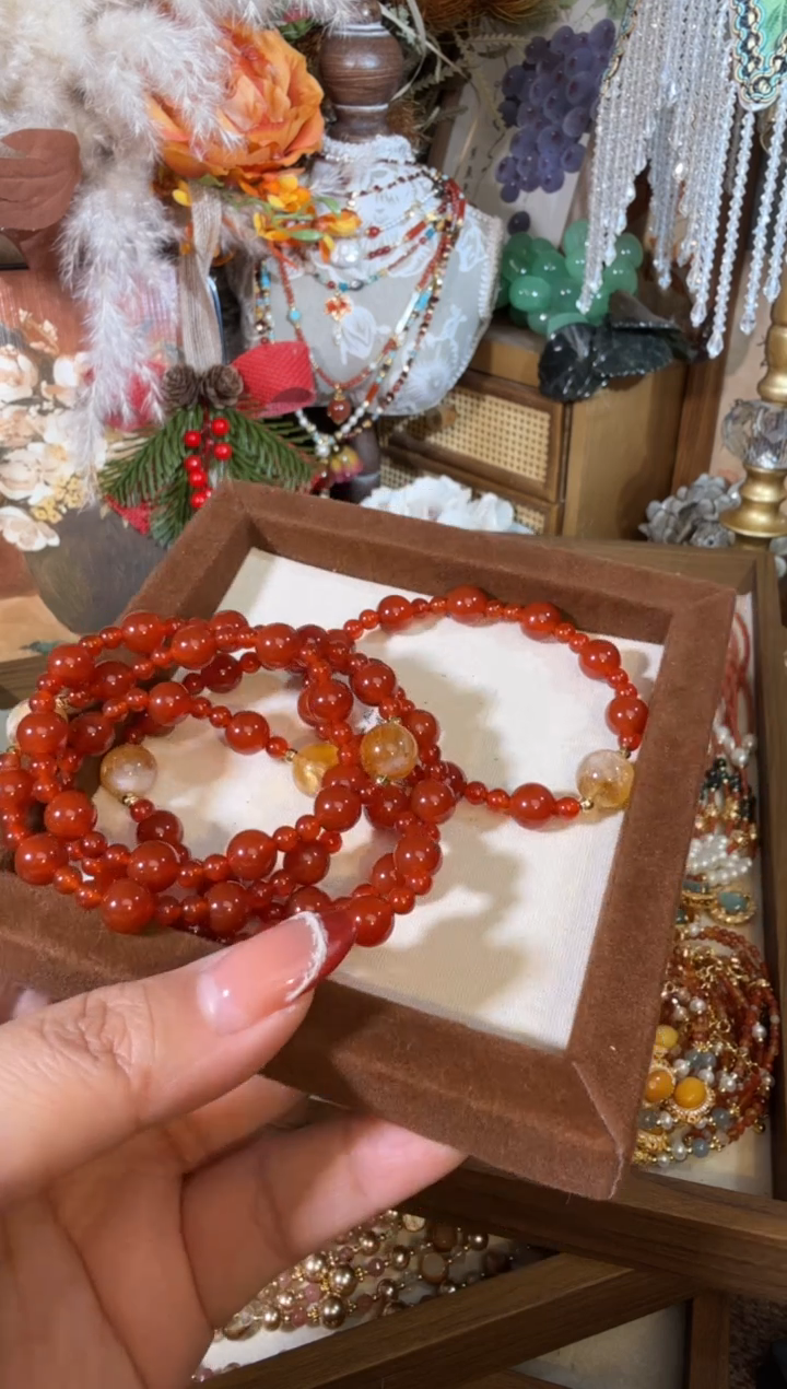 未镶嵌手串玛瑙/玉髓070