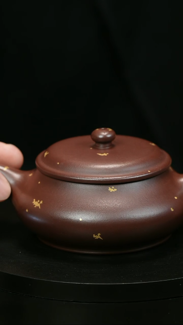 茶壶紫砂甯*H1958高烨赤龙血洒金明炉