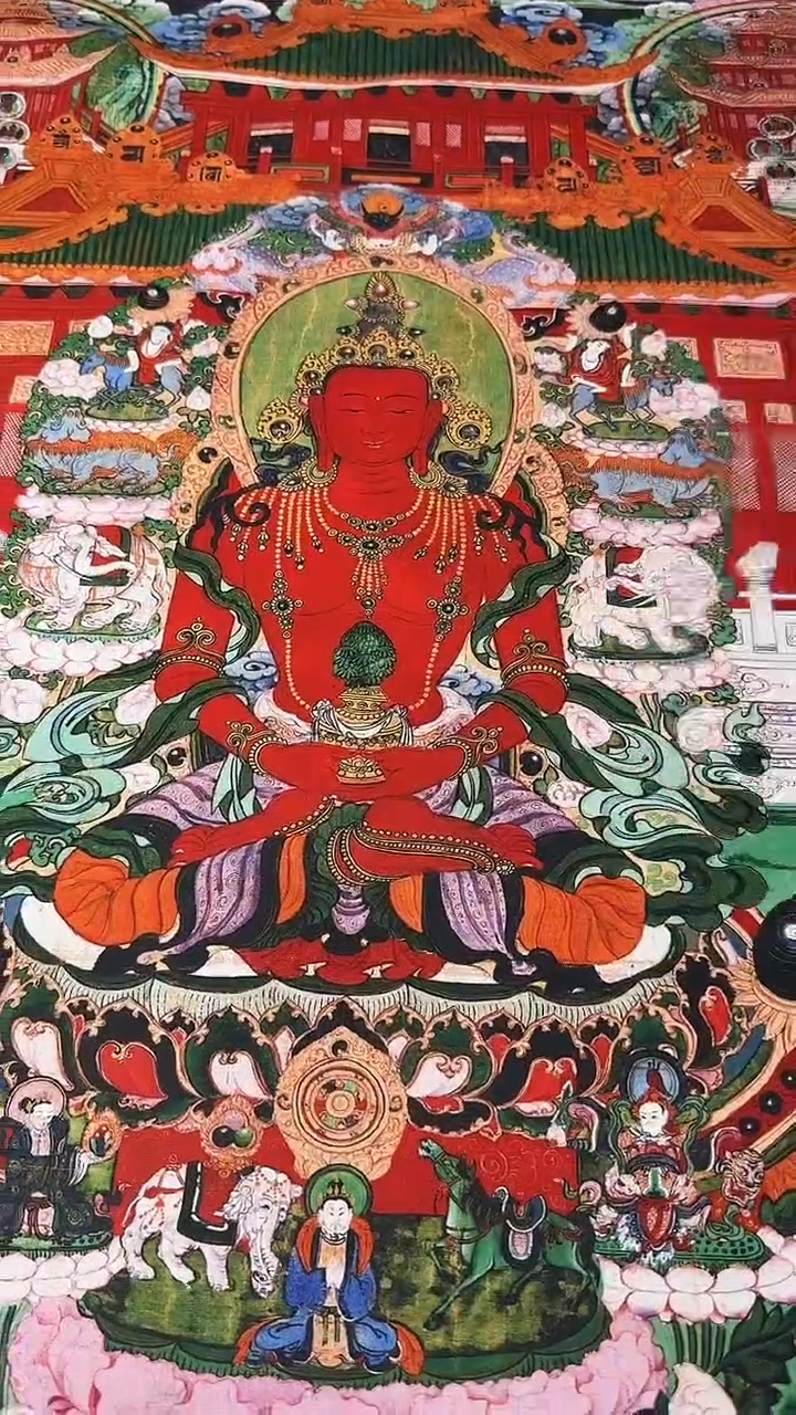 卷轴画藏式珍藏彩绘艺术馆98