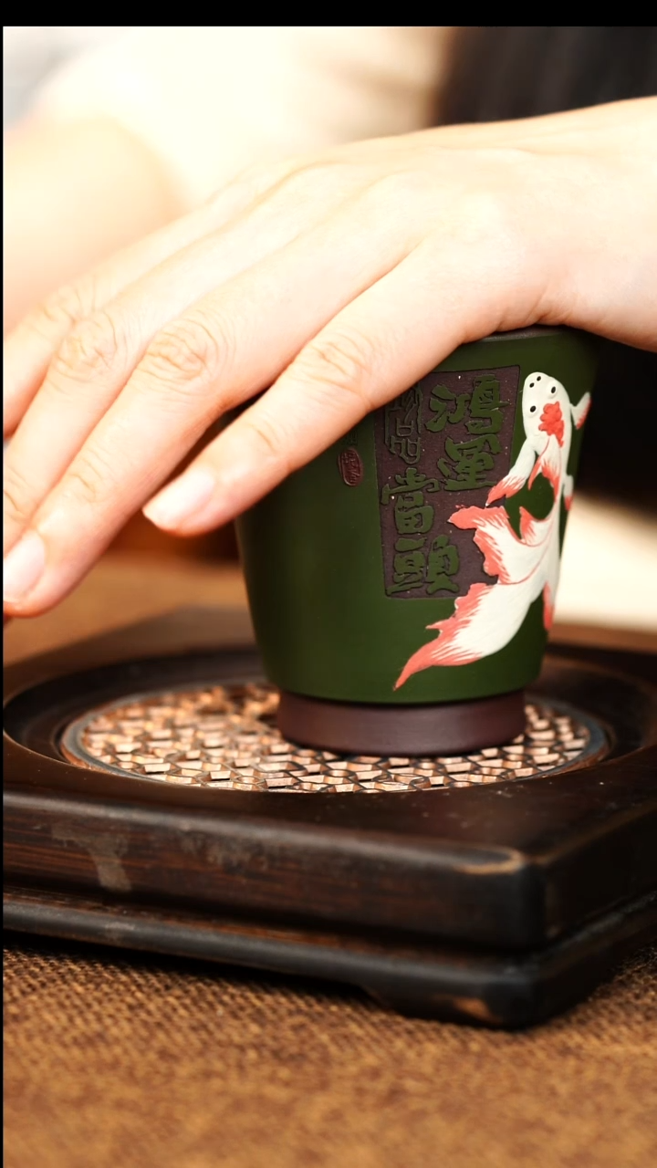 茶杯紫砂宜兴原矿紫砂