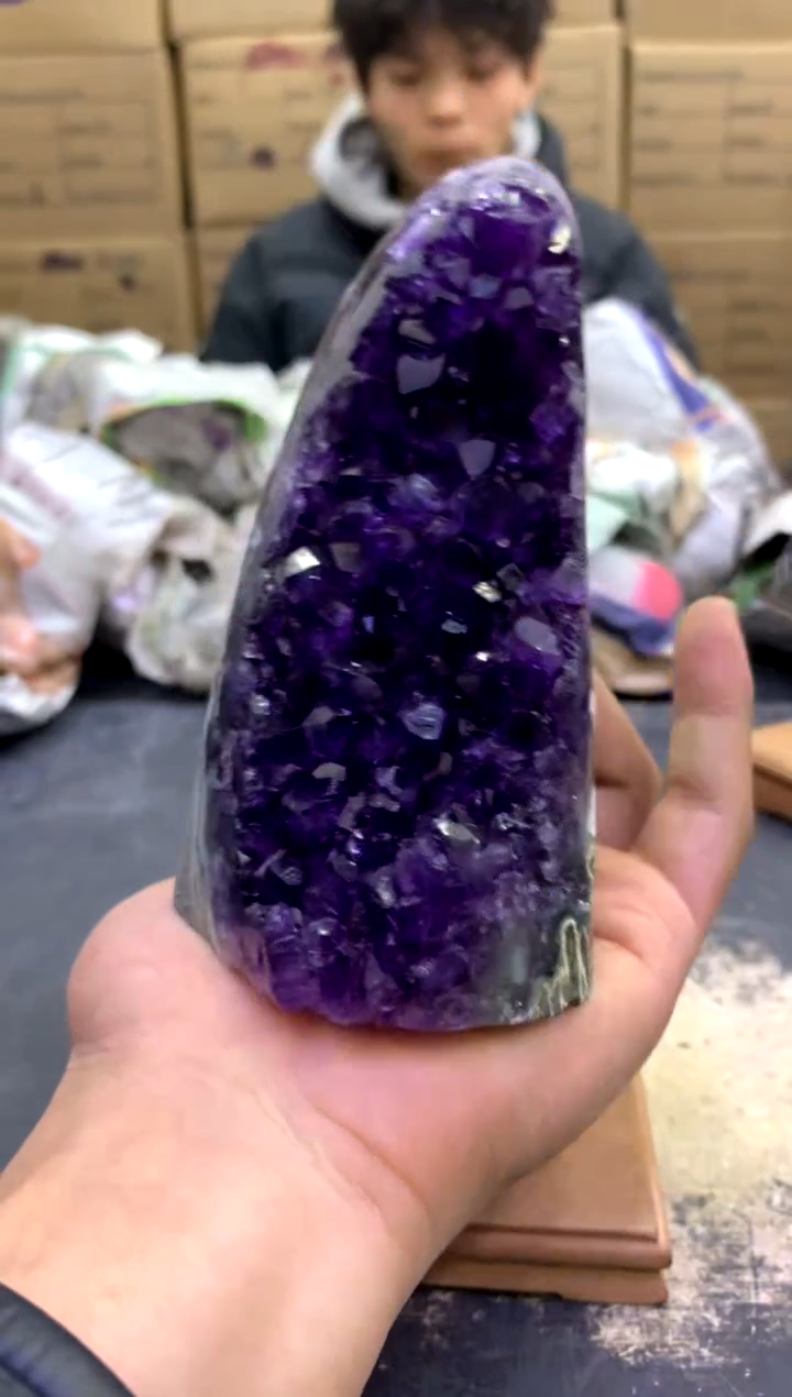 【闪购商品】水晶摆件未镶嵌天然紫水晶摆件498