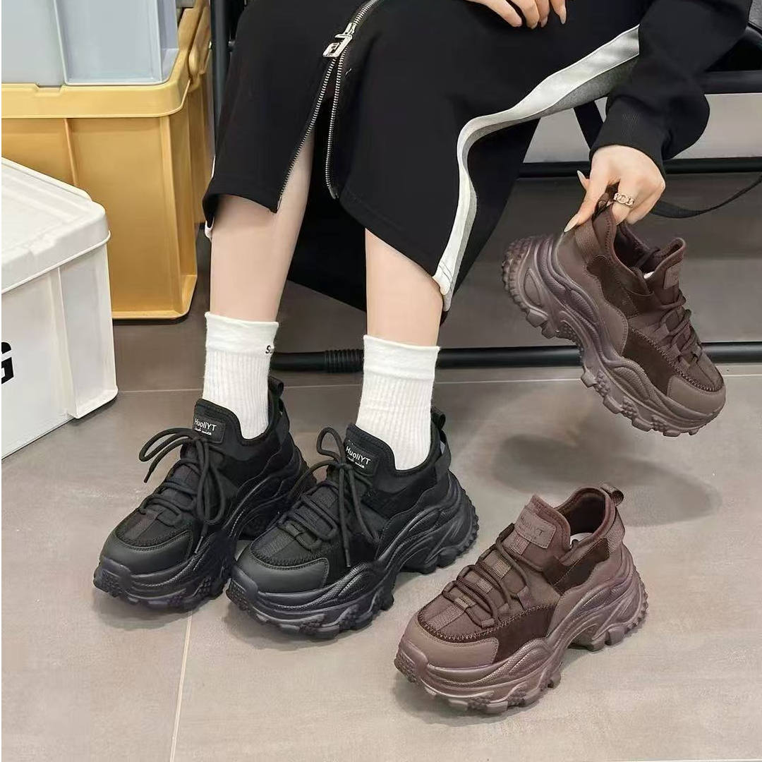 5001时尚新款加绒老爹鞋