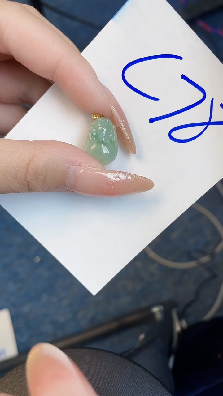 【闪购商品】翡翠颈饰18K金镶嵌000000000