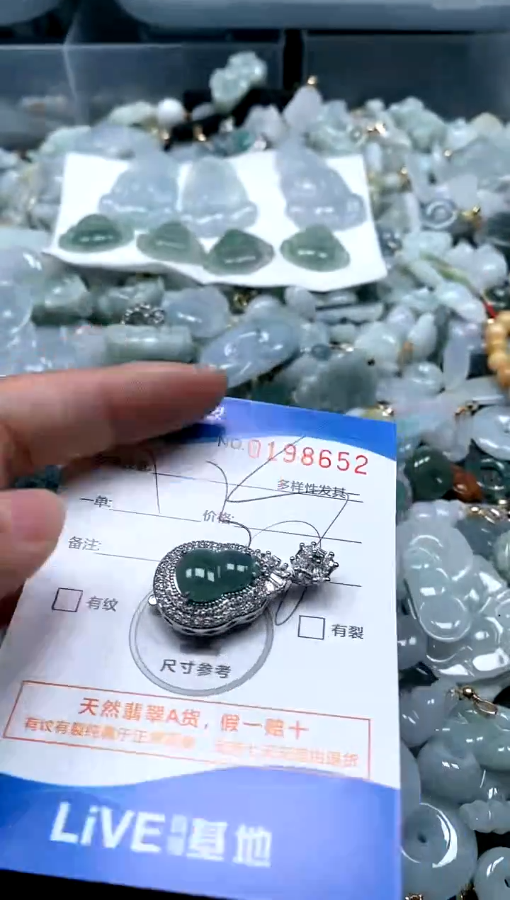 【闪购商品】翡翠颈饰未镶嵌闪购商品0198652