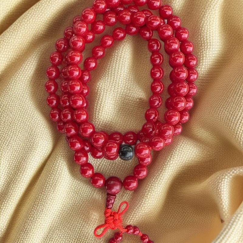 手链 精美时尚 红景天血宝108项链