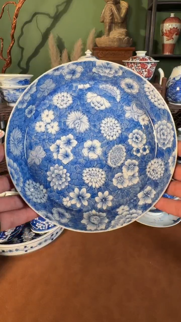 杯子陶景德镇手工手绘柴窑茶具U175