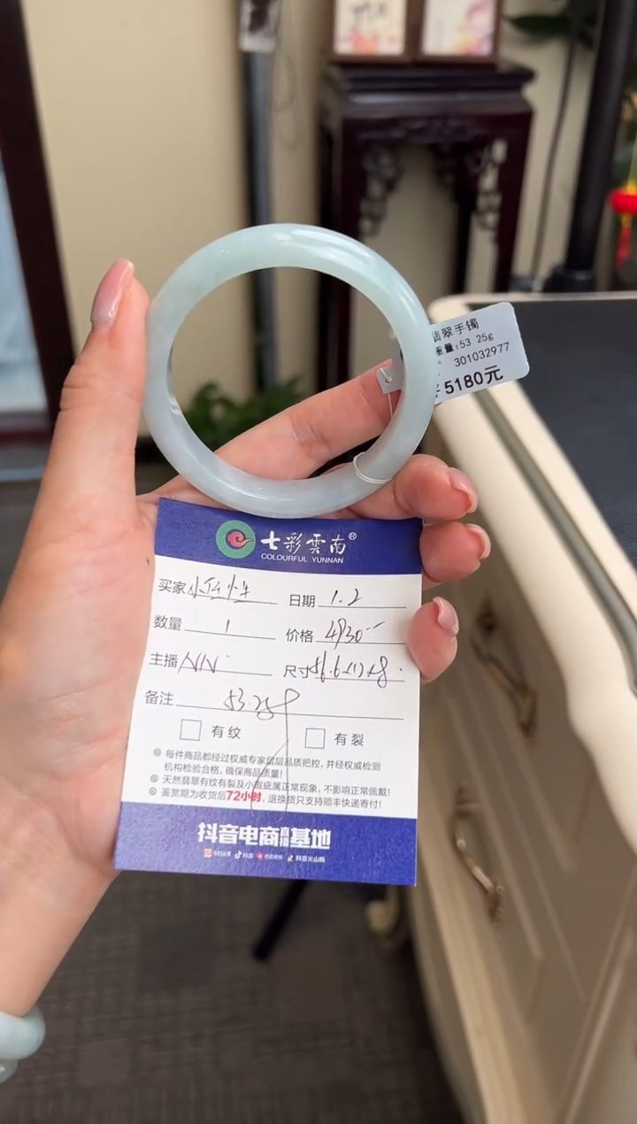 未镶嵌手镯翡翠绿
