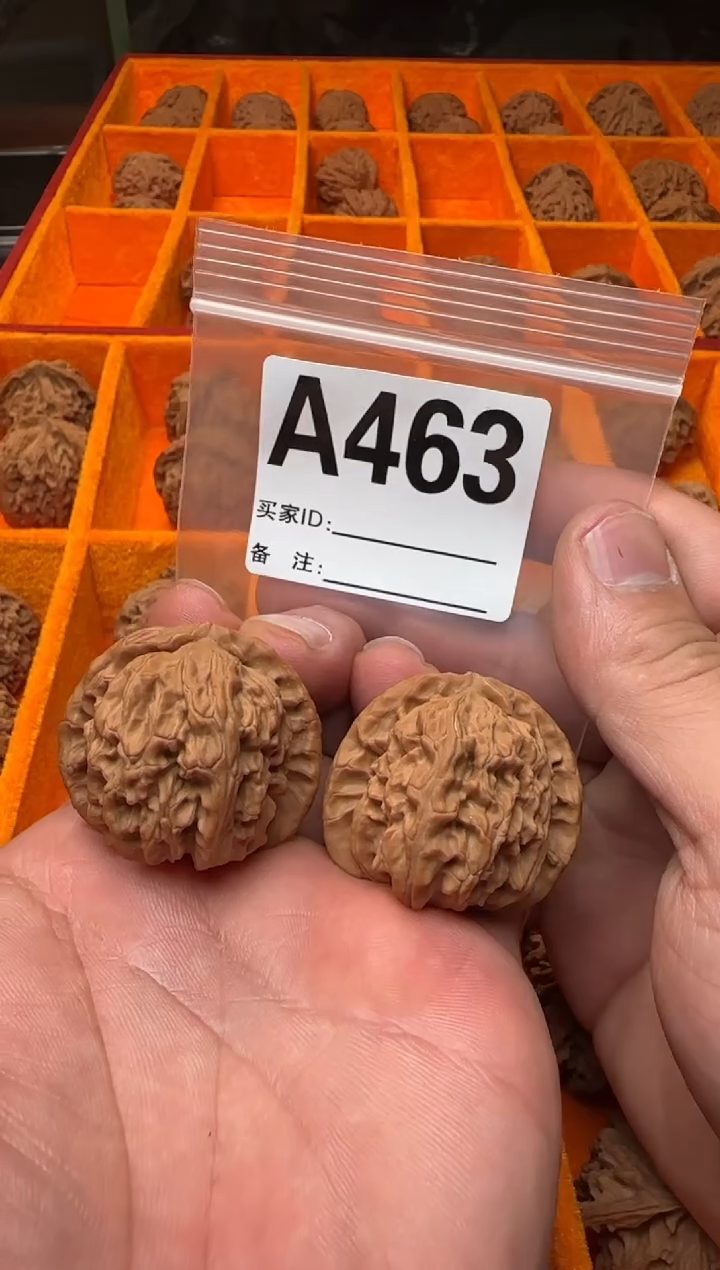 吊坠文玩核桃白狮子40-A463