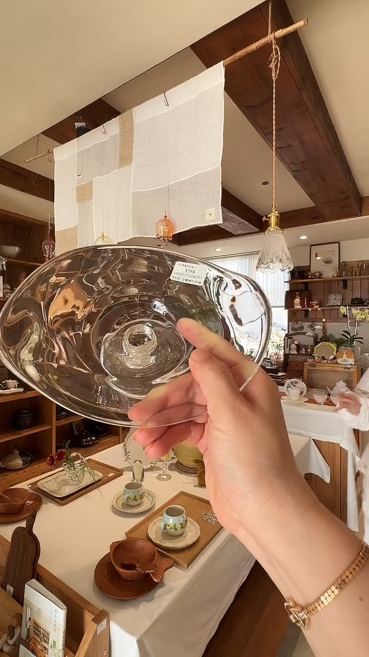 茶道摆件0000原光弘高脚盘6001