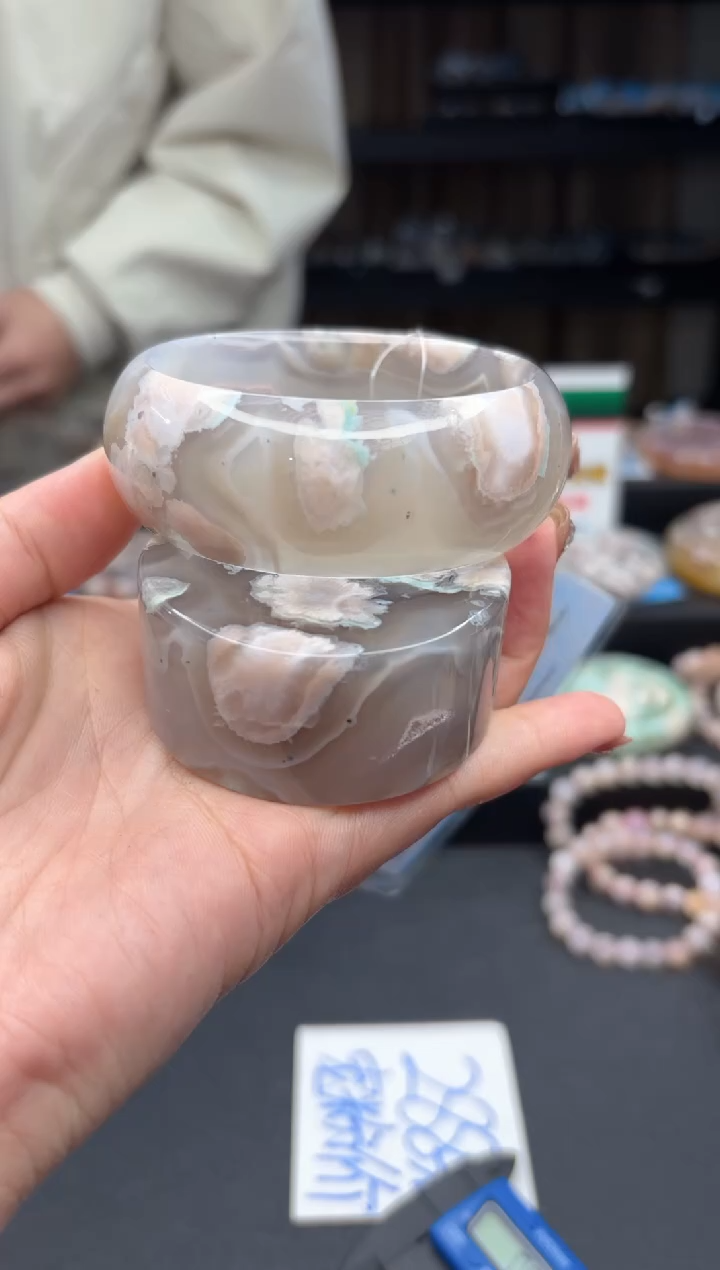 【闪购商品】石英质玉手镯未镶嵌229（59圈赠送镯心）