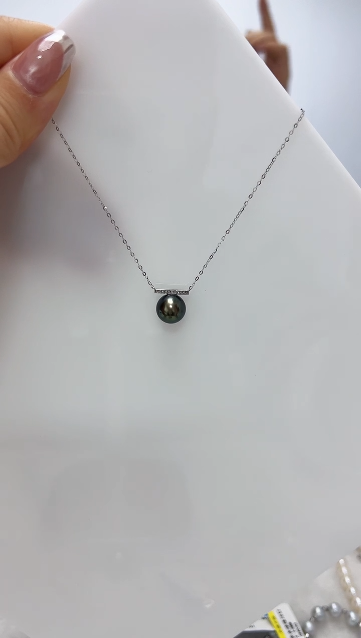 【闪购商品】海水珍珠DA18K金镶嵌套链 H210