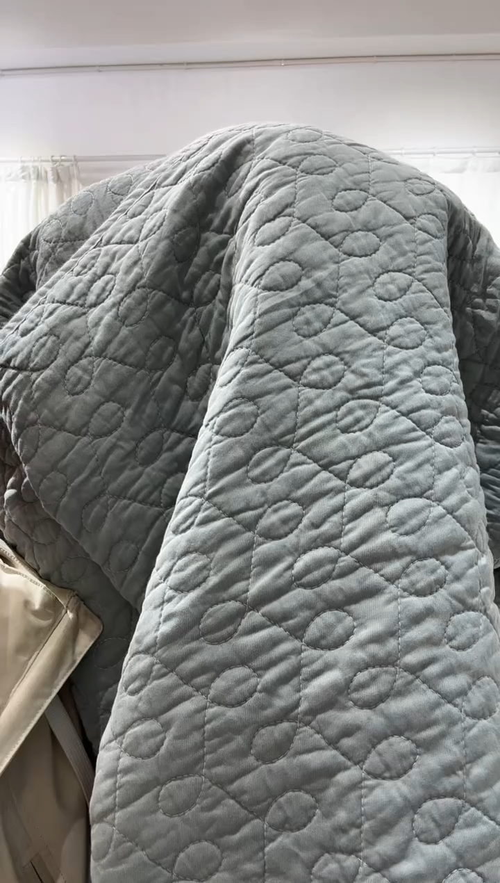 棉200*220纯棉床盖20号微瑕