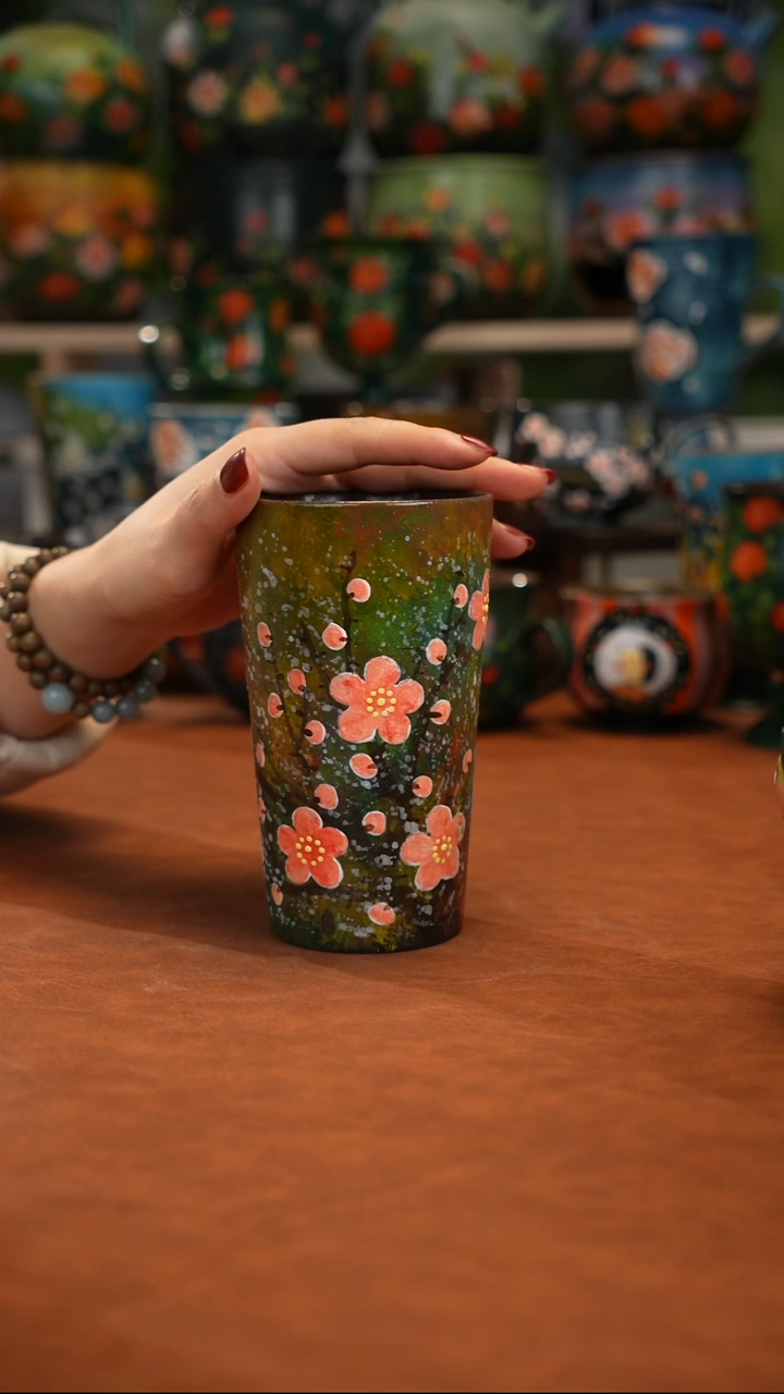 陶瓷油画釉下彩手绘