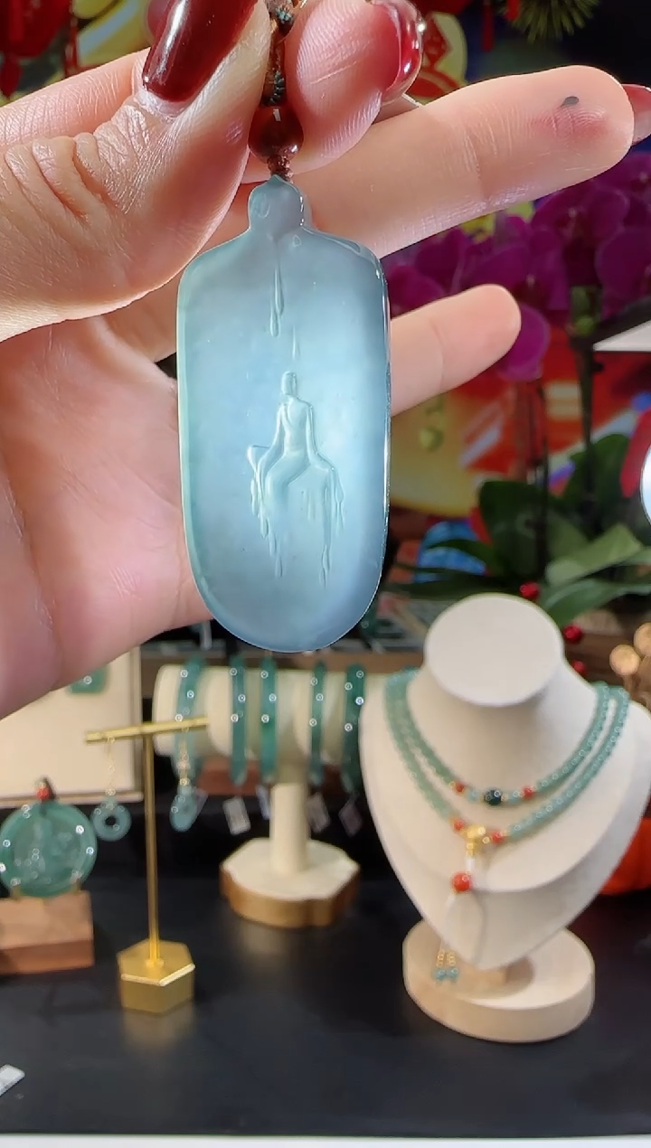 【闪购商品】翡翠吊坠(不含链)未镶嵌悟道