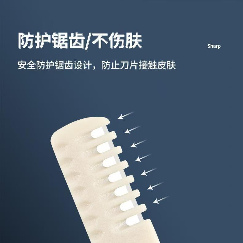 鼻毛修剪神器双头不锈钢鼻子修小剪子手动清理拔鼻毛鼻孔剃毛刀商品图