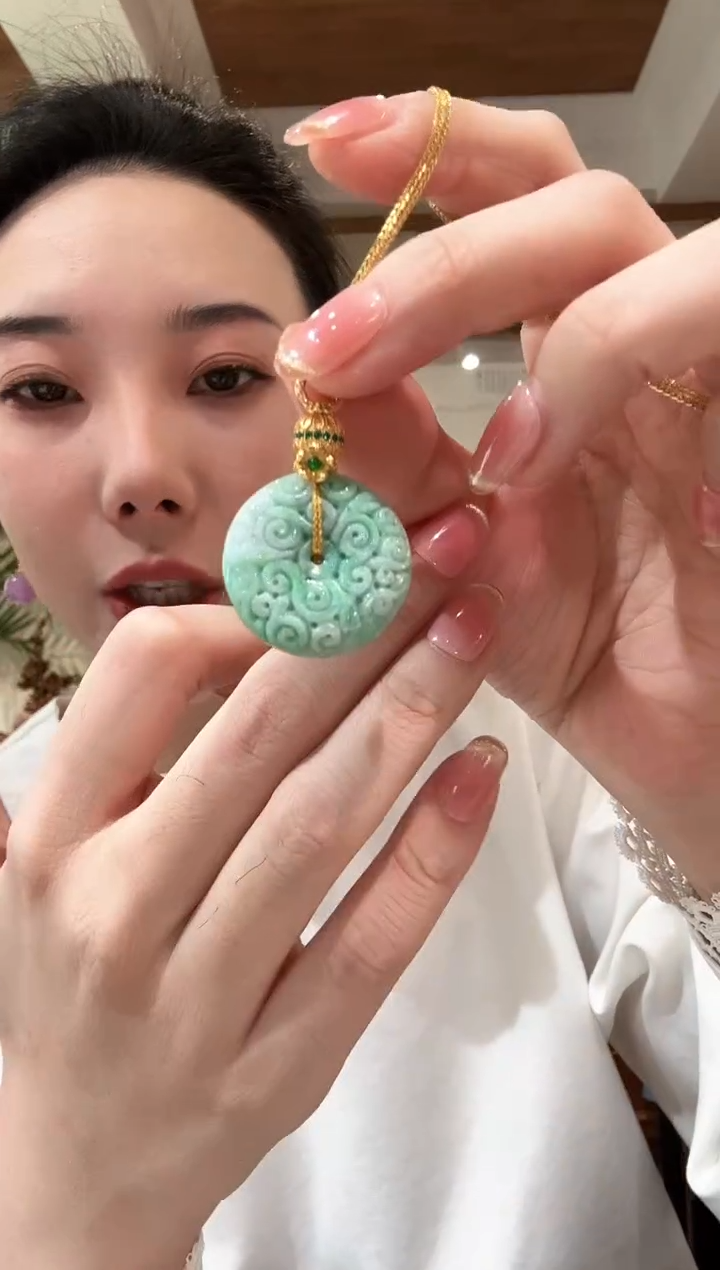 【闪购商品】翡翠颈饰未镶嵌国风
