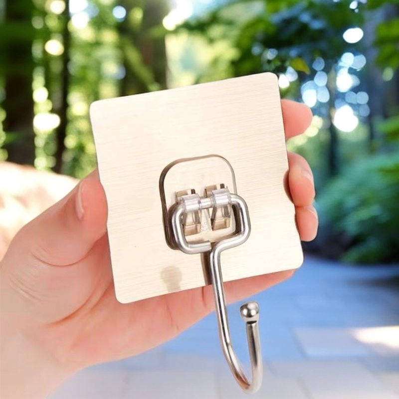 20个金色大挂钩家用挂钩卫生间浴室强力粘贴