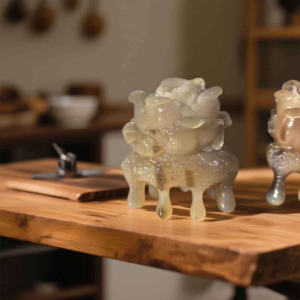 （整数专拍）白水牛角精雕梳精品