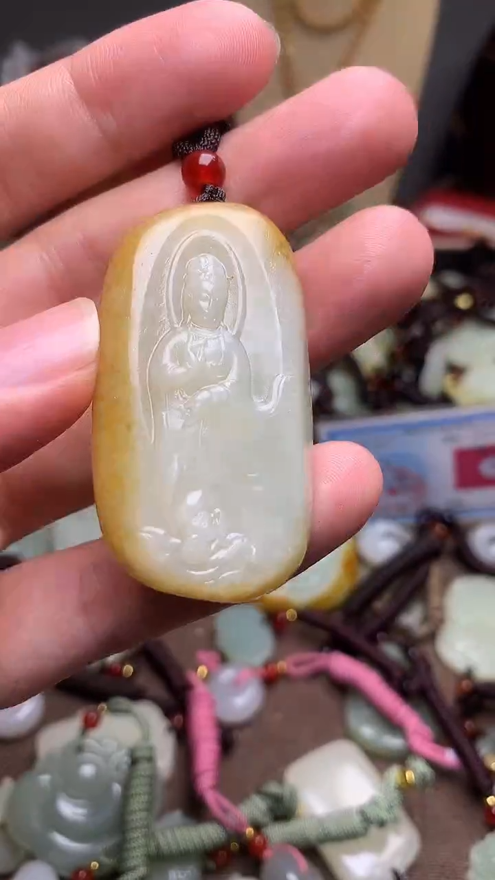 颈饰未镶嵌和田玉新疆料青海料清水和田玉吊坠