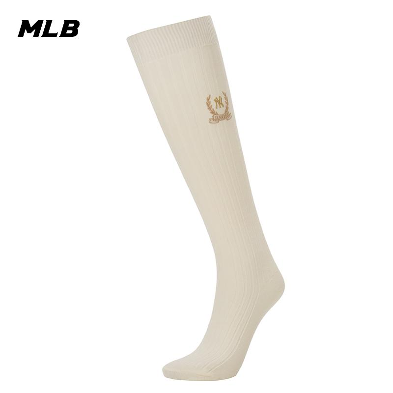 MLB男袜女袜百搭夏季新款学院系列运动袜时尚休闲长筒袜3ASOMV546