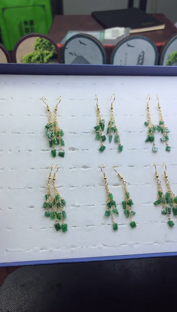 未镶嵌翡翠耳饰耳坠【多样性发货一对】