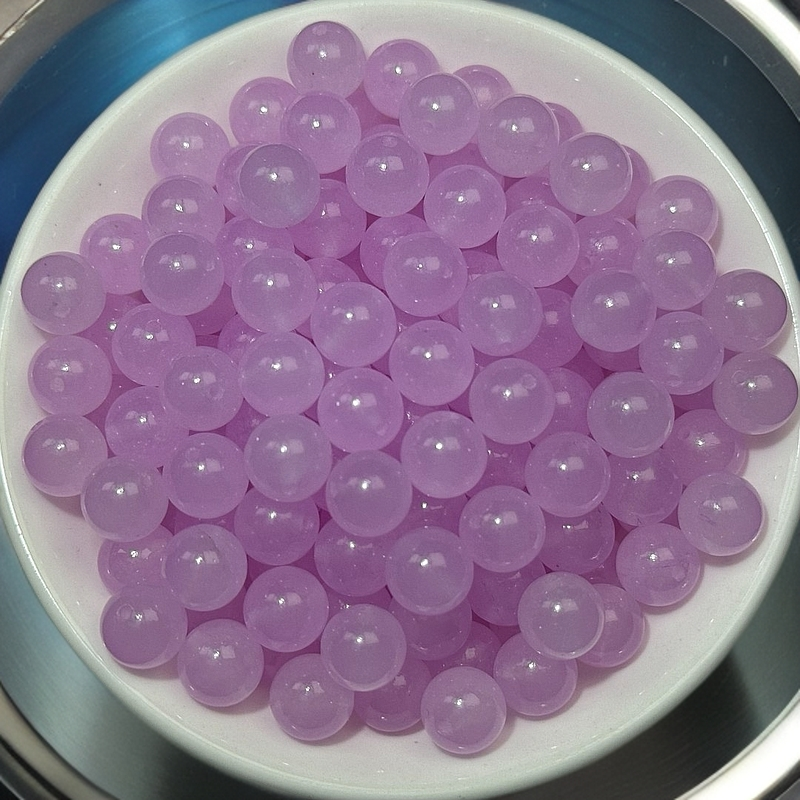 【优品甄选】天然散珠冰粉紫 10mm 30颗 宠2颗（赠弹力绳）D055