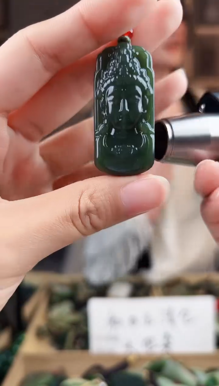 颈饰未镶嵌和田玉拍一发一，多样性发货