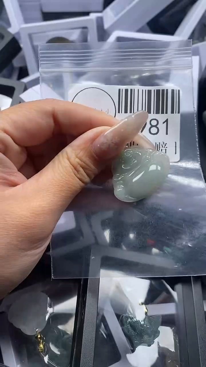 颈饰未镶嵌翡翠3981