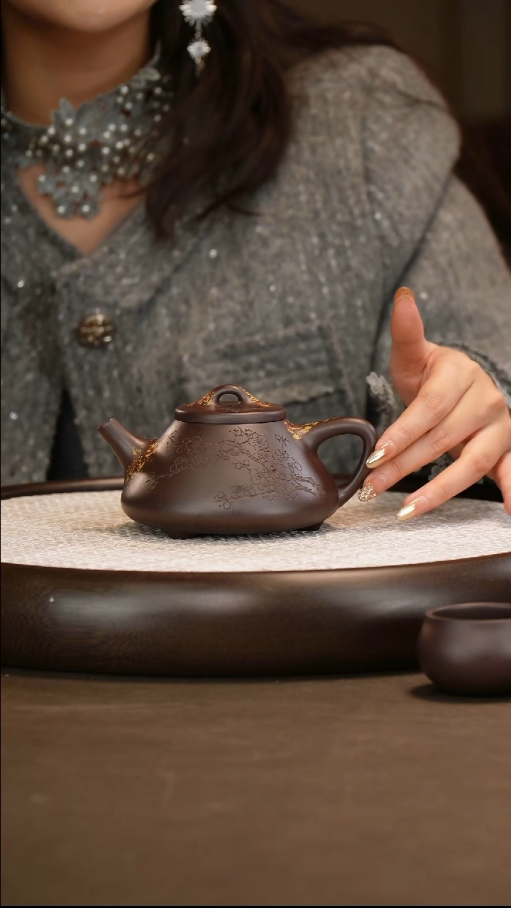 张彩萍 子冶石瓢 黑墩头 230c/杯