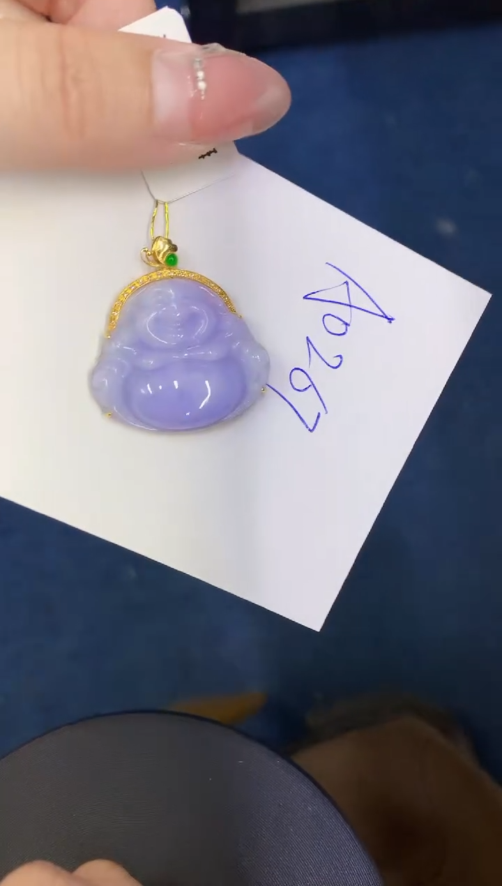 【闪购商品】翡翠颈饰18K金镶嵌0000000000000