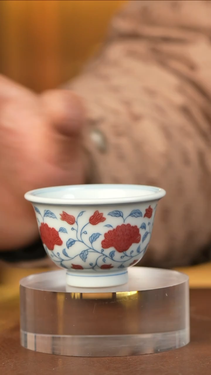 景德镇手工手绘茶器  小压手