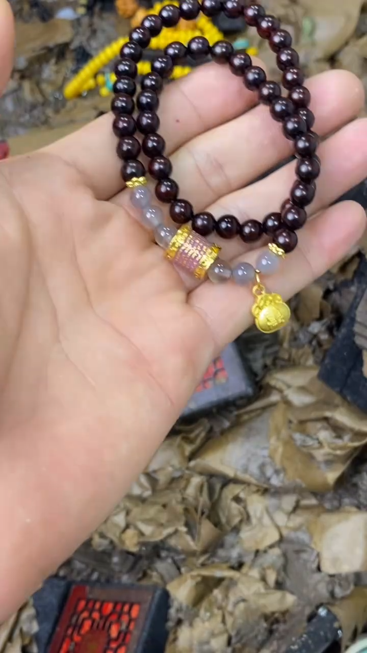 手串海棠瓷器（无礼盒）@@@AK079