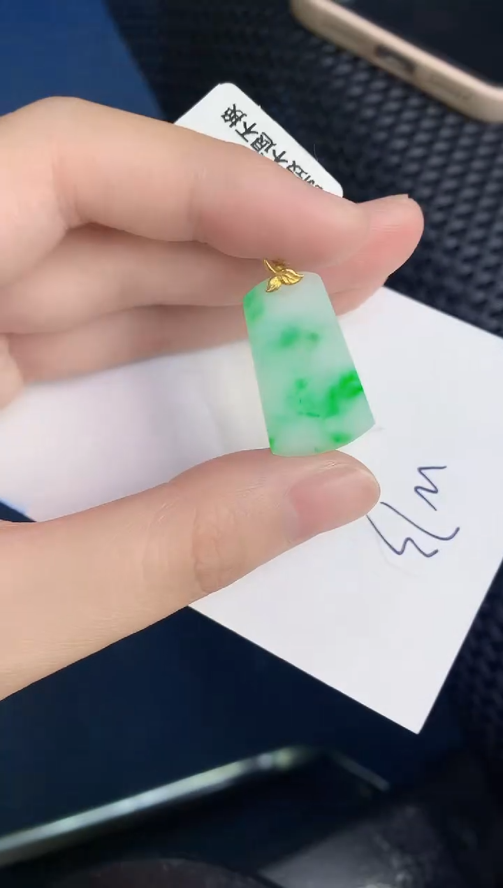 【闪购商品】翡翠颈饰18K金镶嵌000000000