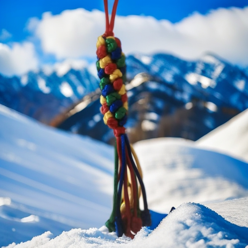 西藏结花手工编织平安结（车挂门挂包挂）