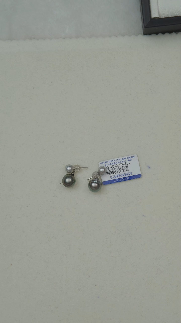 【闪购商品】海水珍珠耳饰银S925镶嵌6-11mm