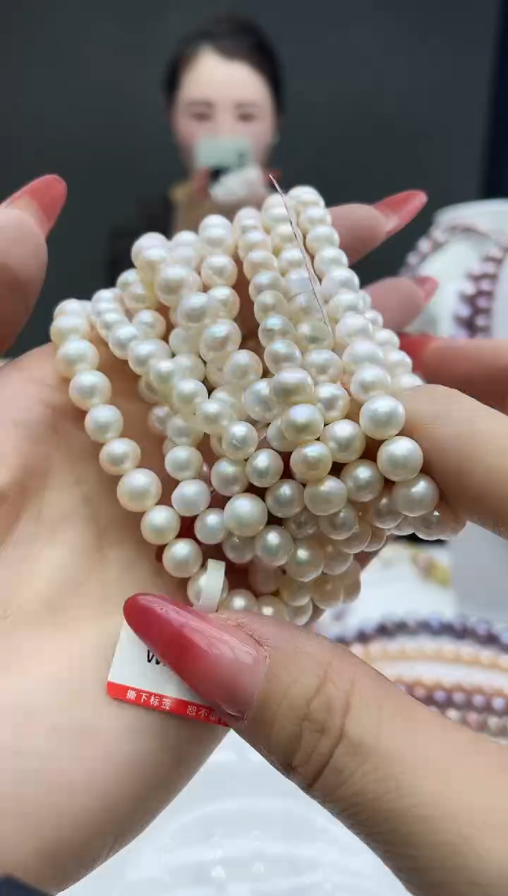 未镶嵌手链淡水珍珠白色系手链