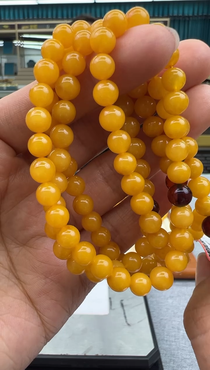 未镶嵌颈饰琥珀180秒拍号 假一罚三