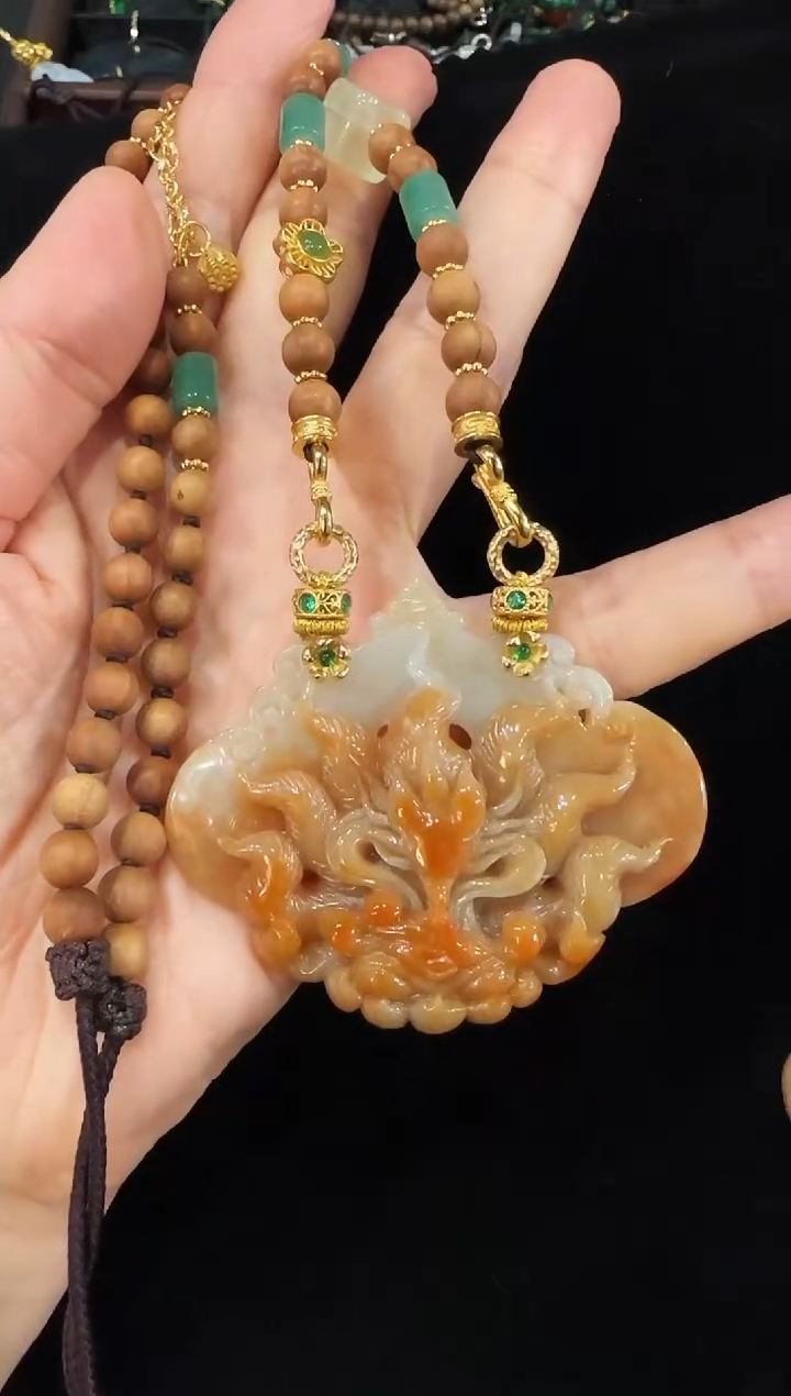 颈饰未镶嵌翡翠国风