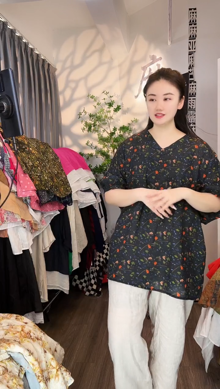 亚麻汉麻苎麻大码女装系列。140斤-250斤