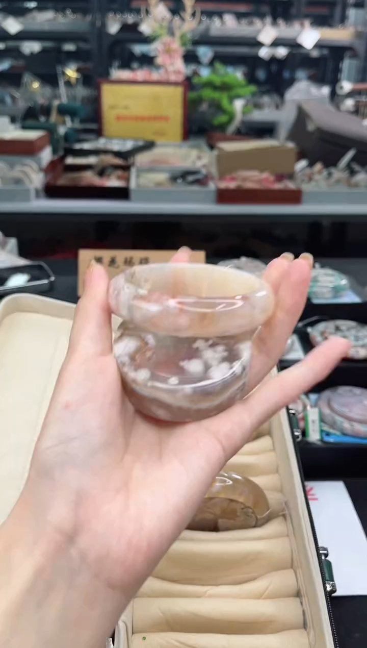 【闪购商品】石英质玉手镯未镶嵌61圈口（赠品镯心）3505142