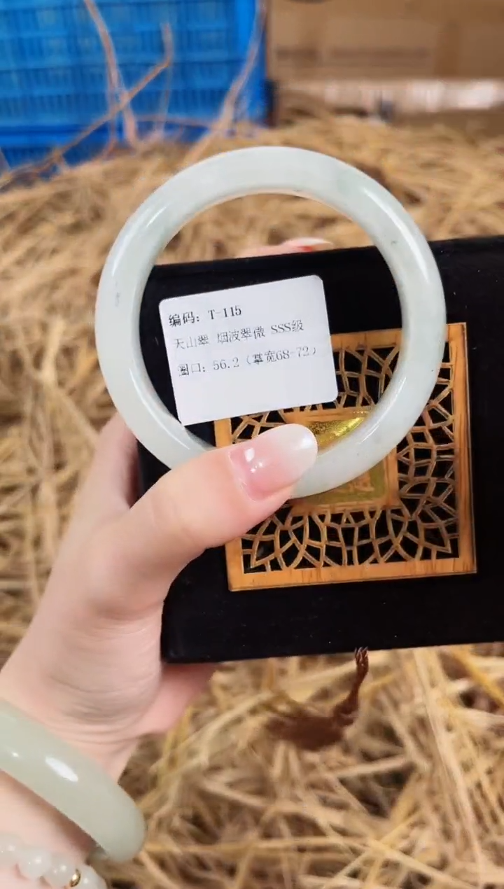 未镶嵌手镯石英质玉T115