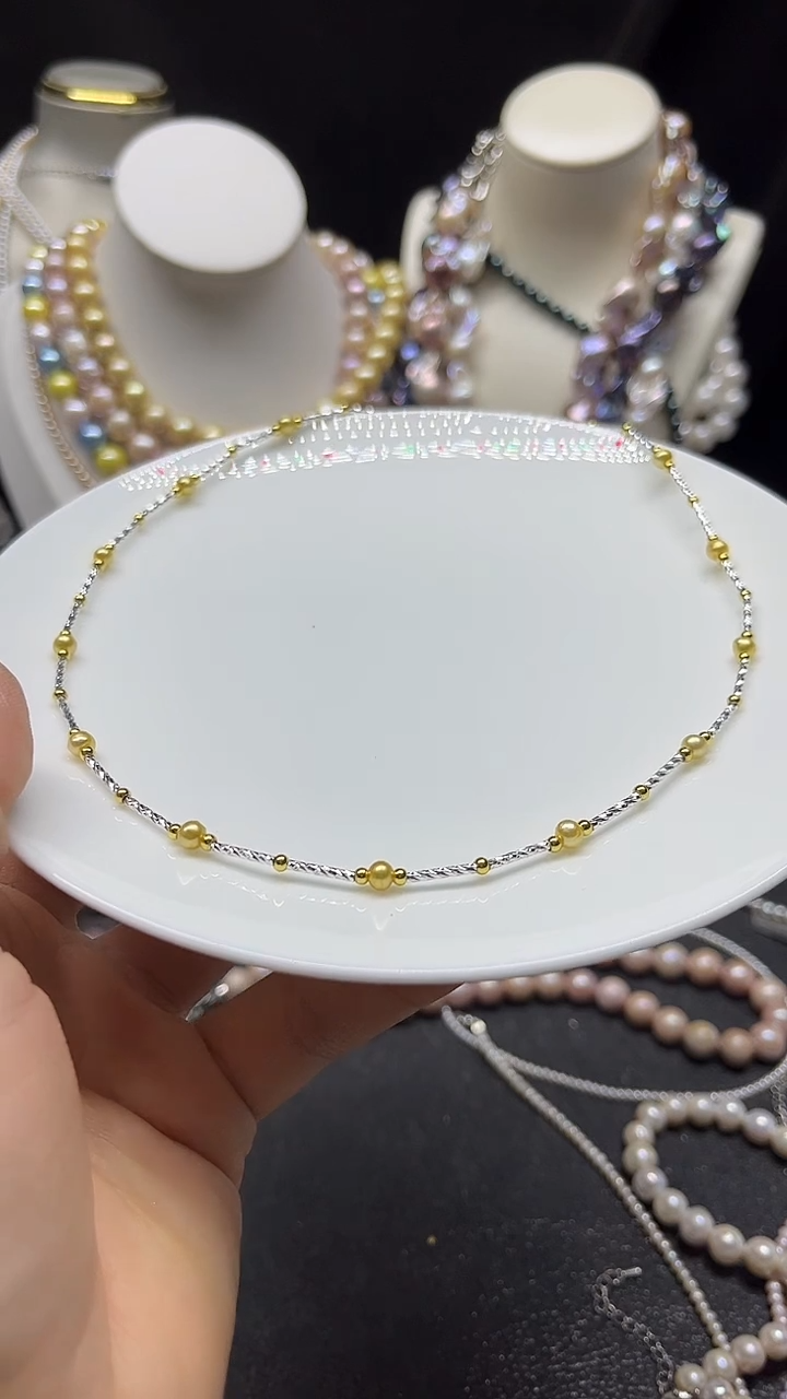 颈饰未镶嵌淡水珍珠多人