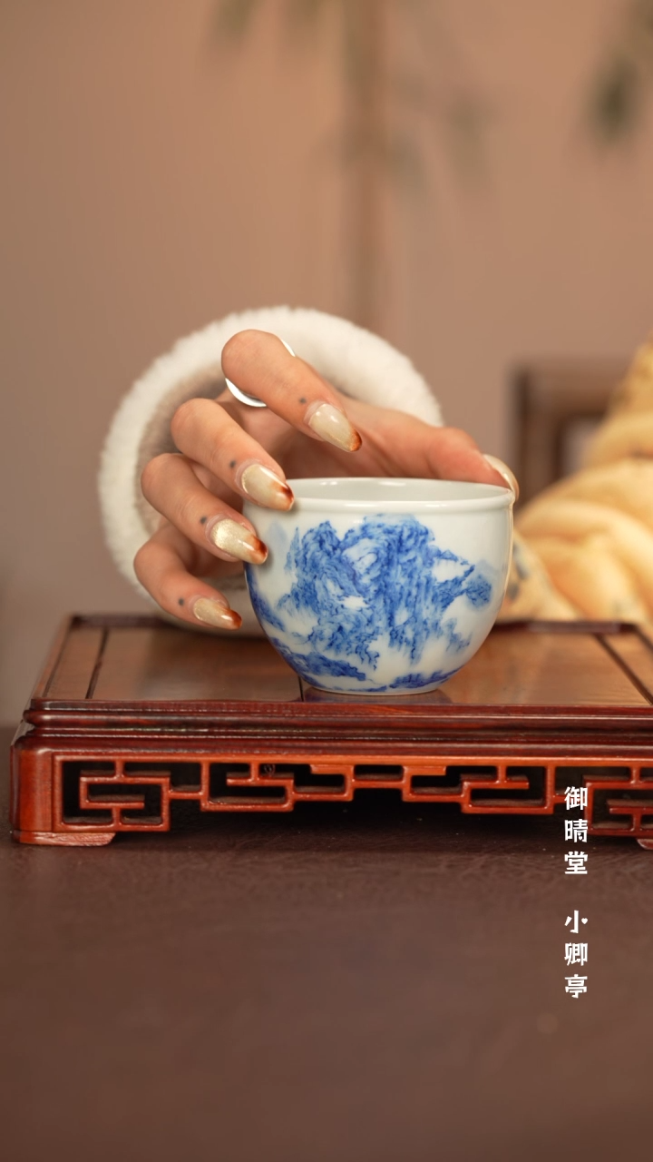 【闪购商品】杯子刘建锋窑景德镇手工手绘陶瓷