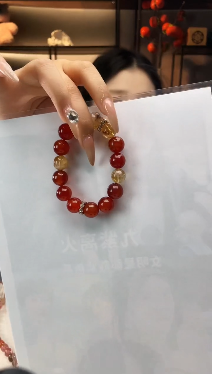 未镶嵌手串水晶新年款多宝手串