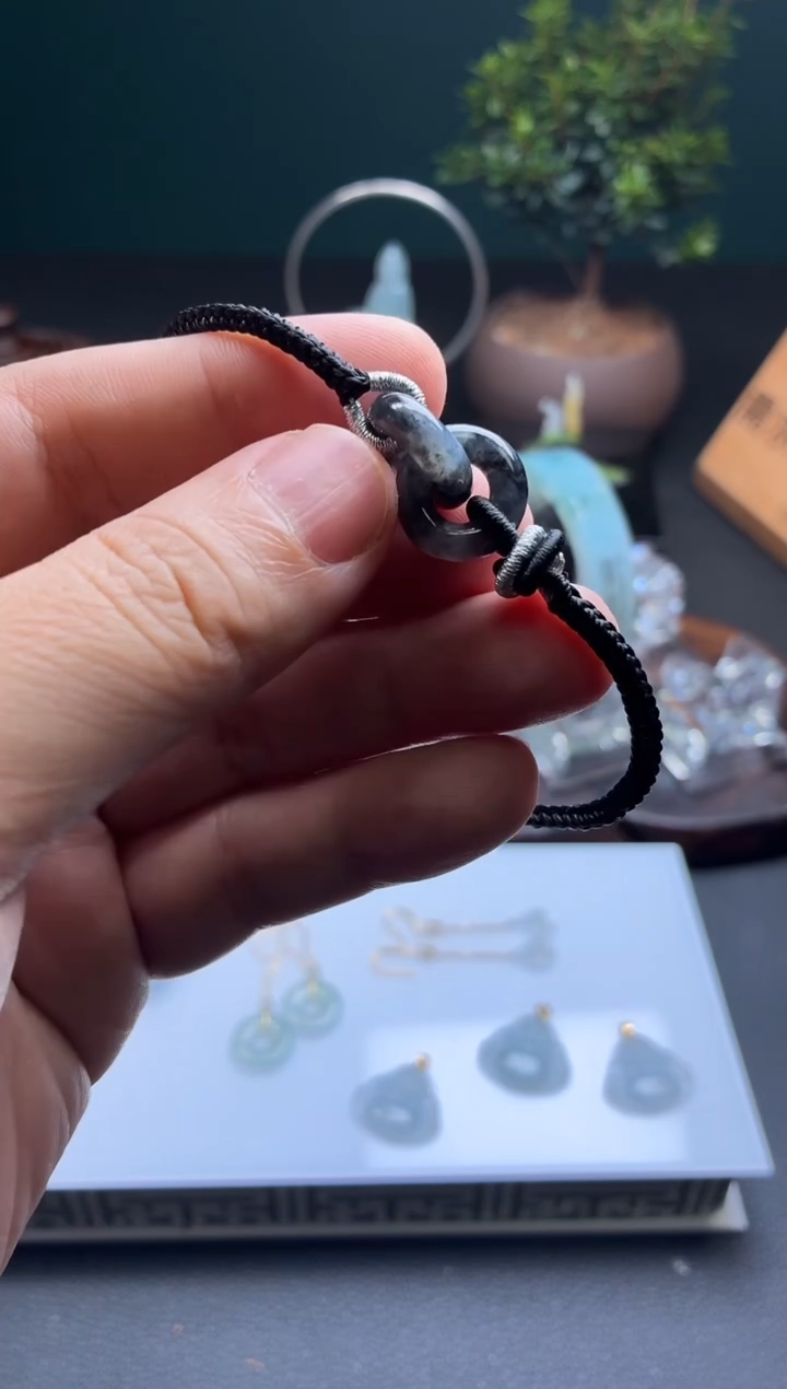 未镶嵌手绳翡翠手绳多样性发一件