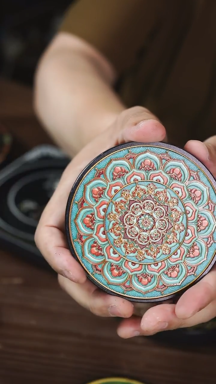 壹藏贰宝盛光杯垫一片